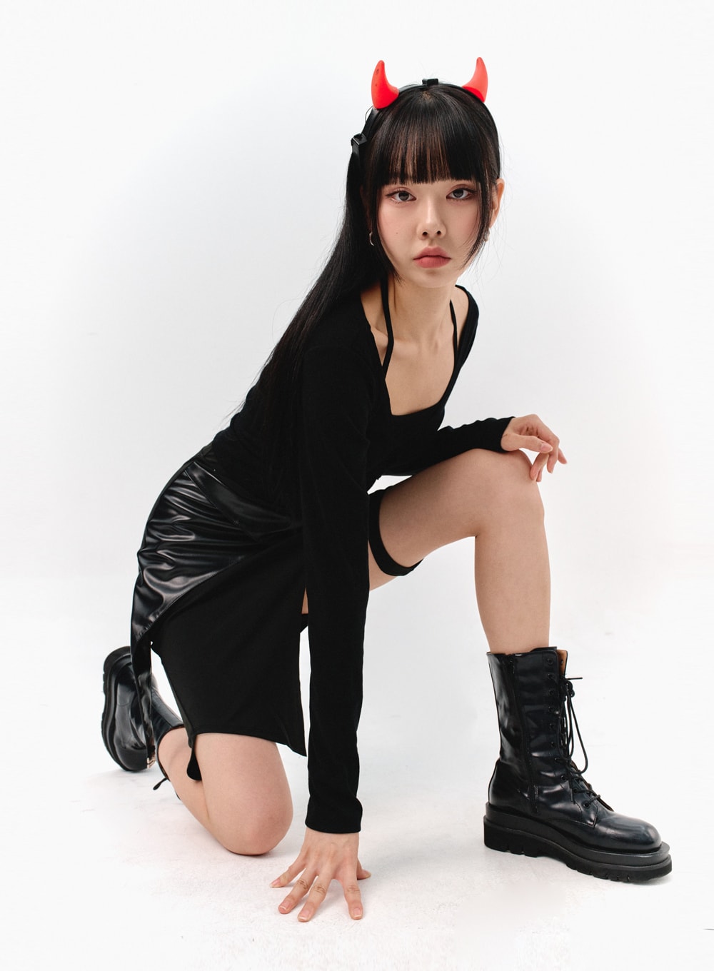 Halter Neck Top and Bolero Set IS322