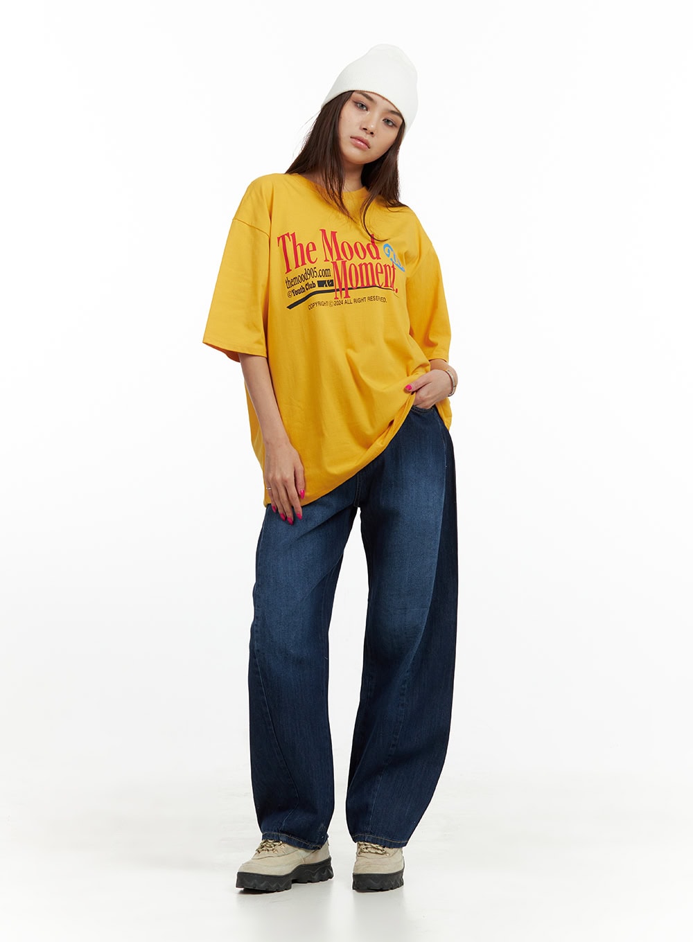 Low Rise Loose fit Baggy Jeans CU417