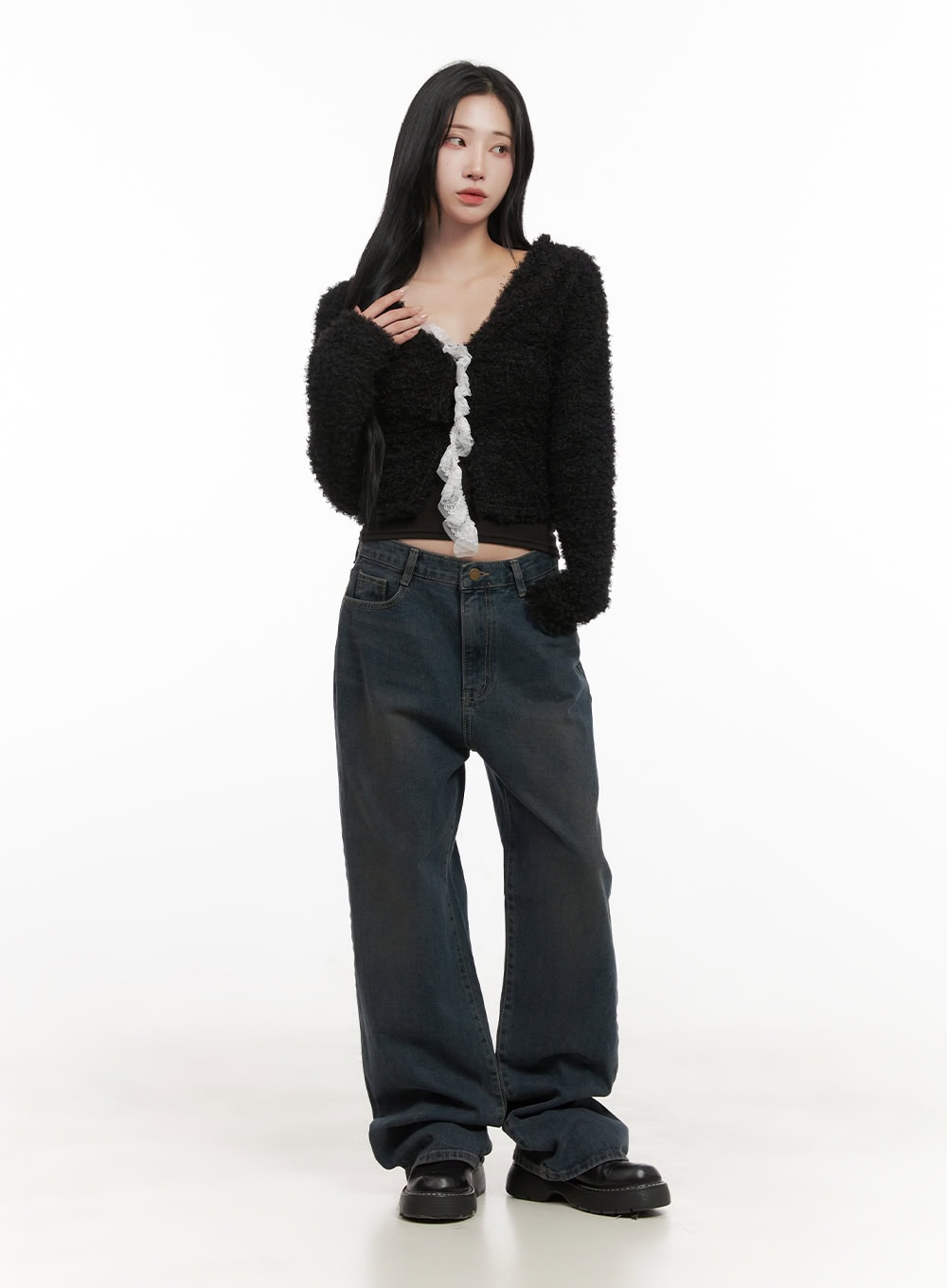 Luna Denim Wide-Leg Jeans CD406