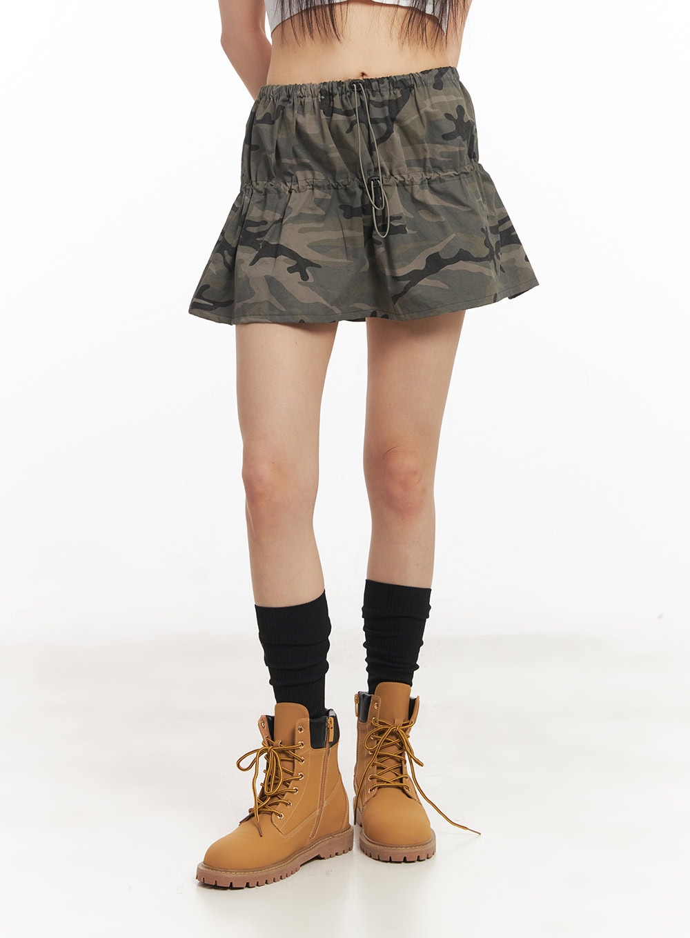 Camo Flare Tube Top CA522