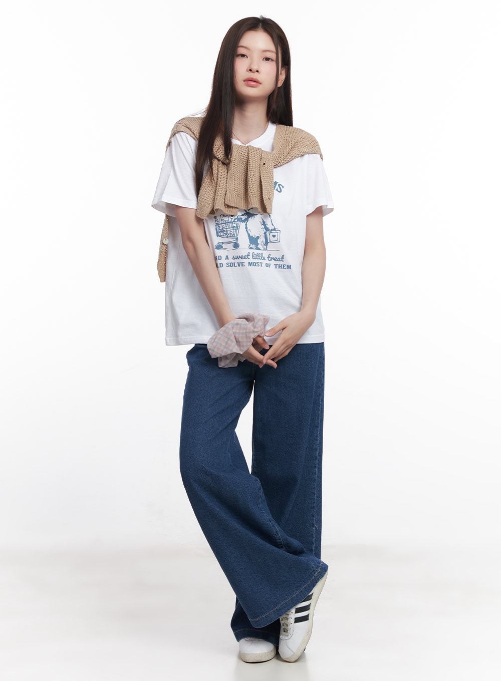 Buttoned Knit Crop Vest Top CY515