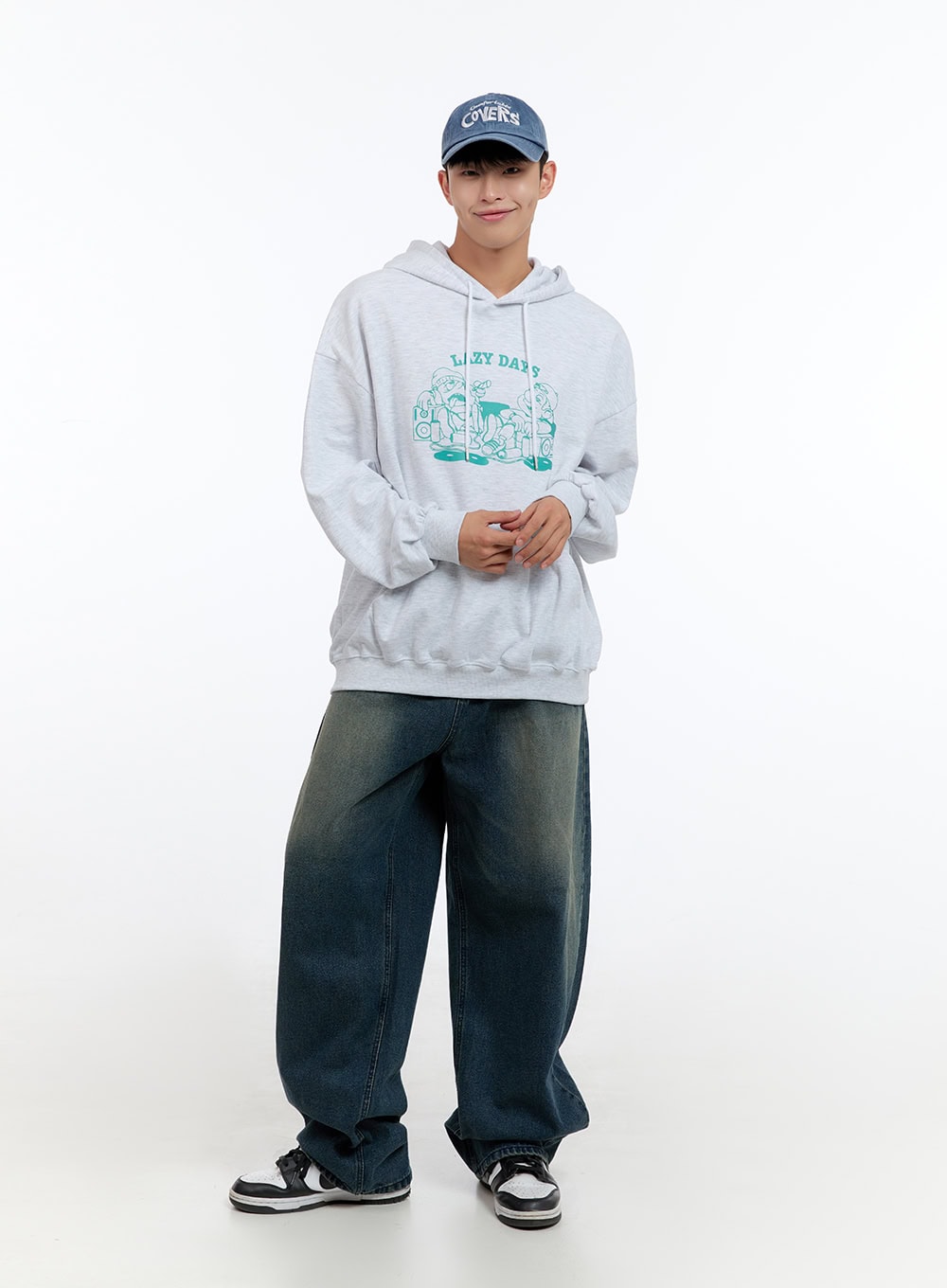 Men's Graphic Hooded Sweatshirt IS412