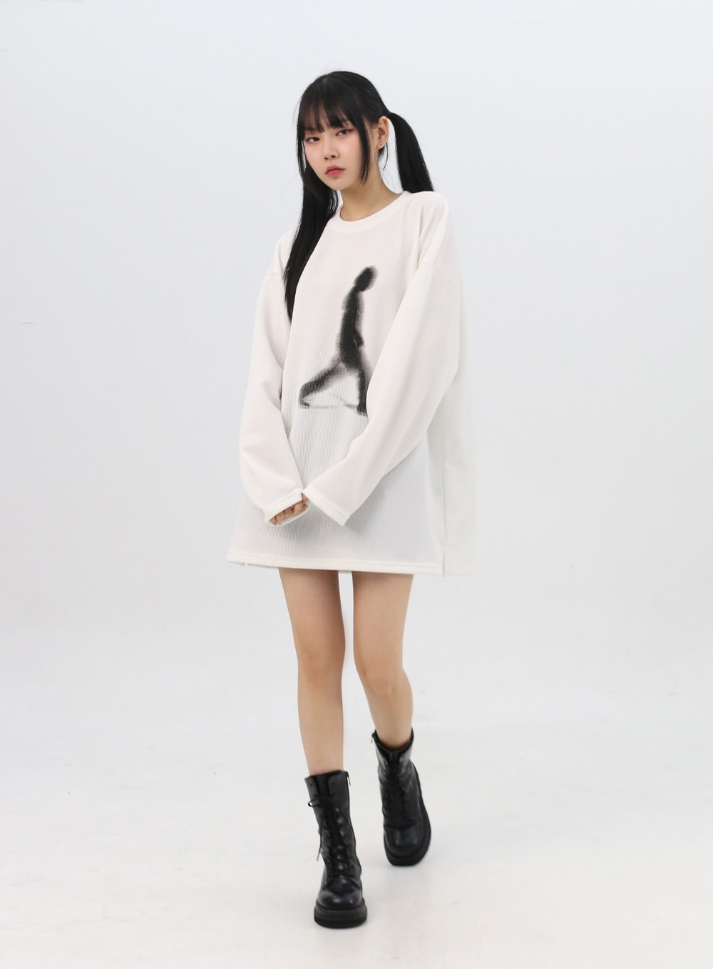 Graphic Print Oversize T-Shirt IN310