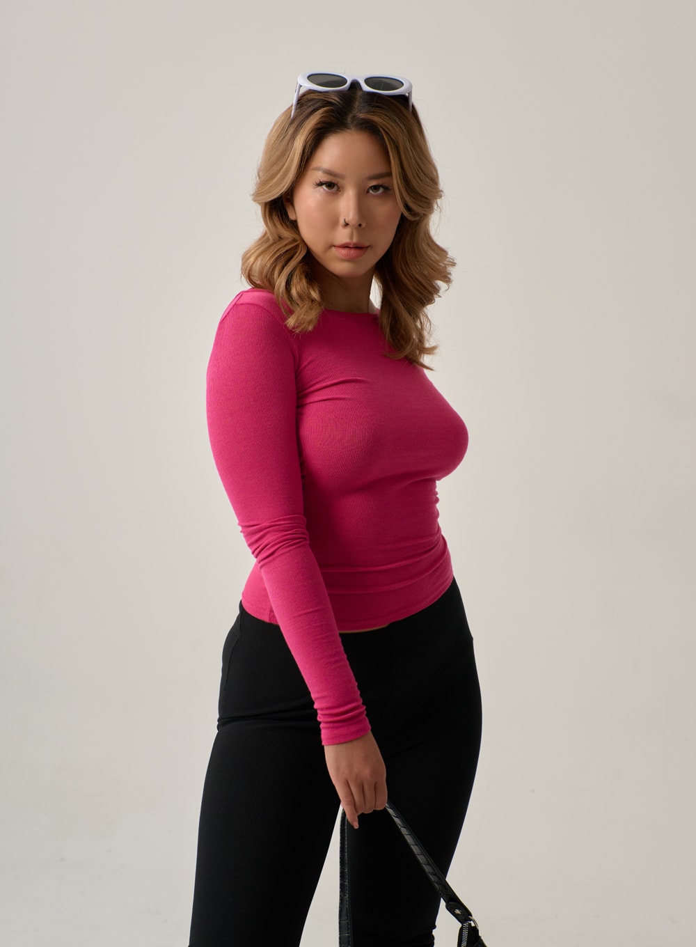 Open Back Long Sleeves Top IN22