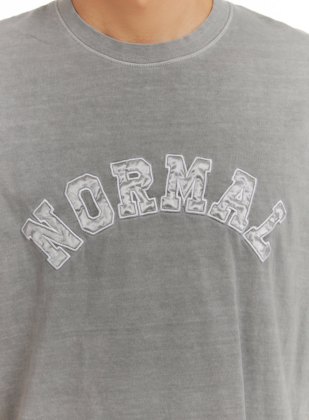 Men's Crew Neck Embroidered Top IY416