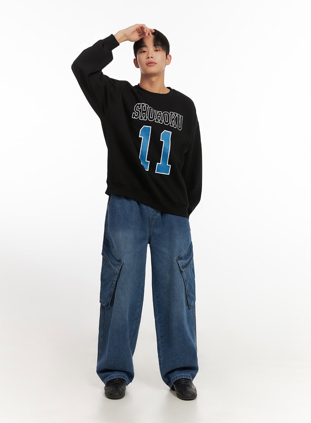 Men's Lettering Graphic Sweatshirt ID406