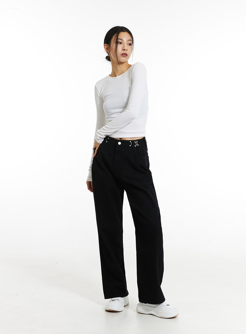 Open Back Long Sleeve Tee IN308