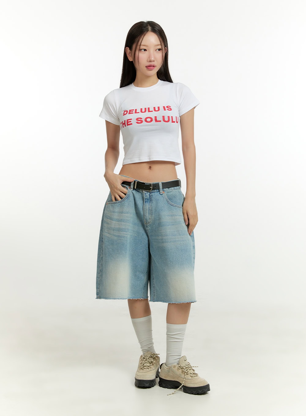 Wide Fit Bermuda Jorts CU428