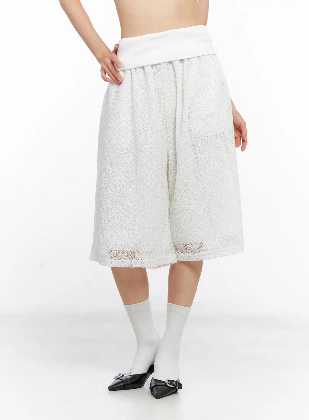 Lace Bermuda Shorts CL530