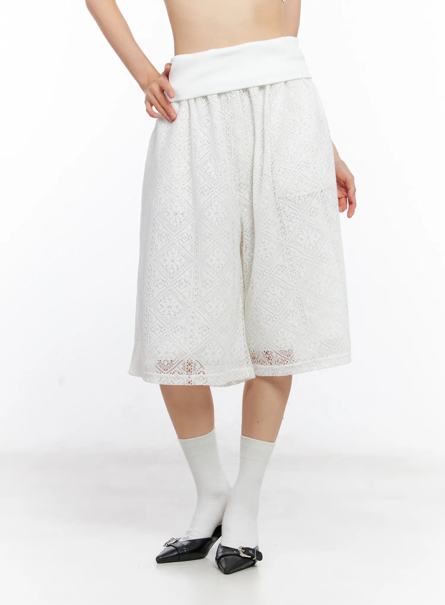 Lace Bermuda Shorts CL530