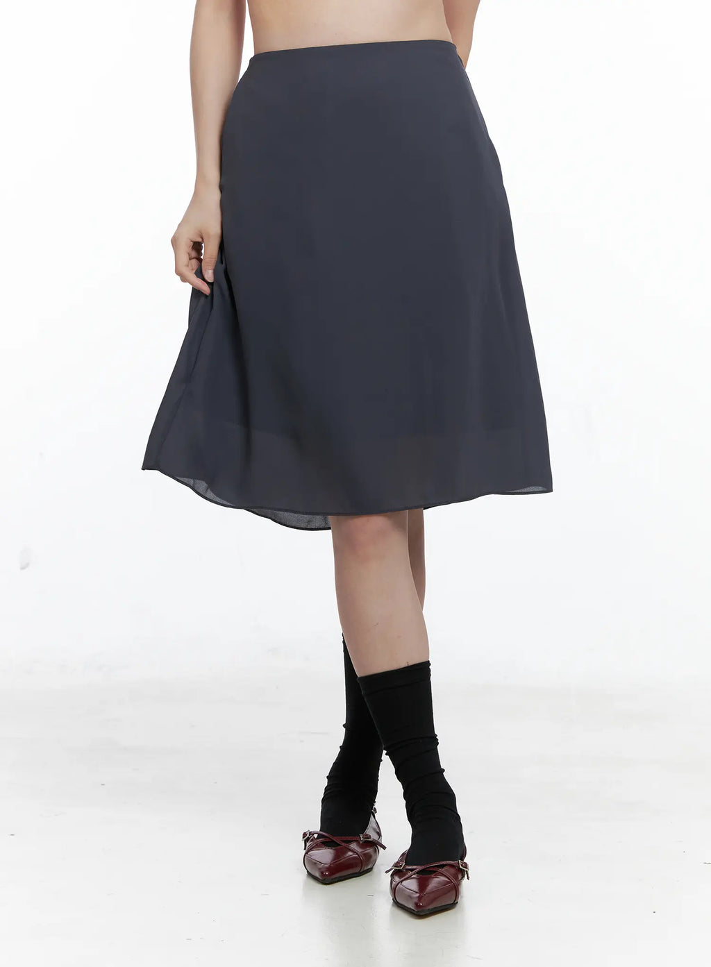 Chiffon Midi Skirt CO503