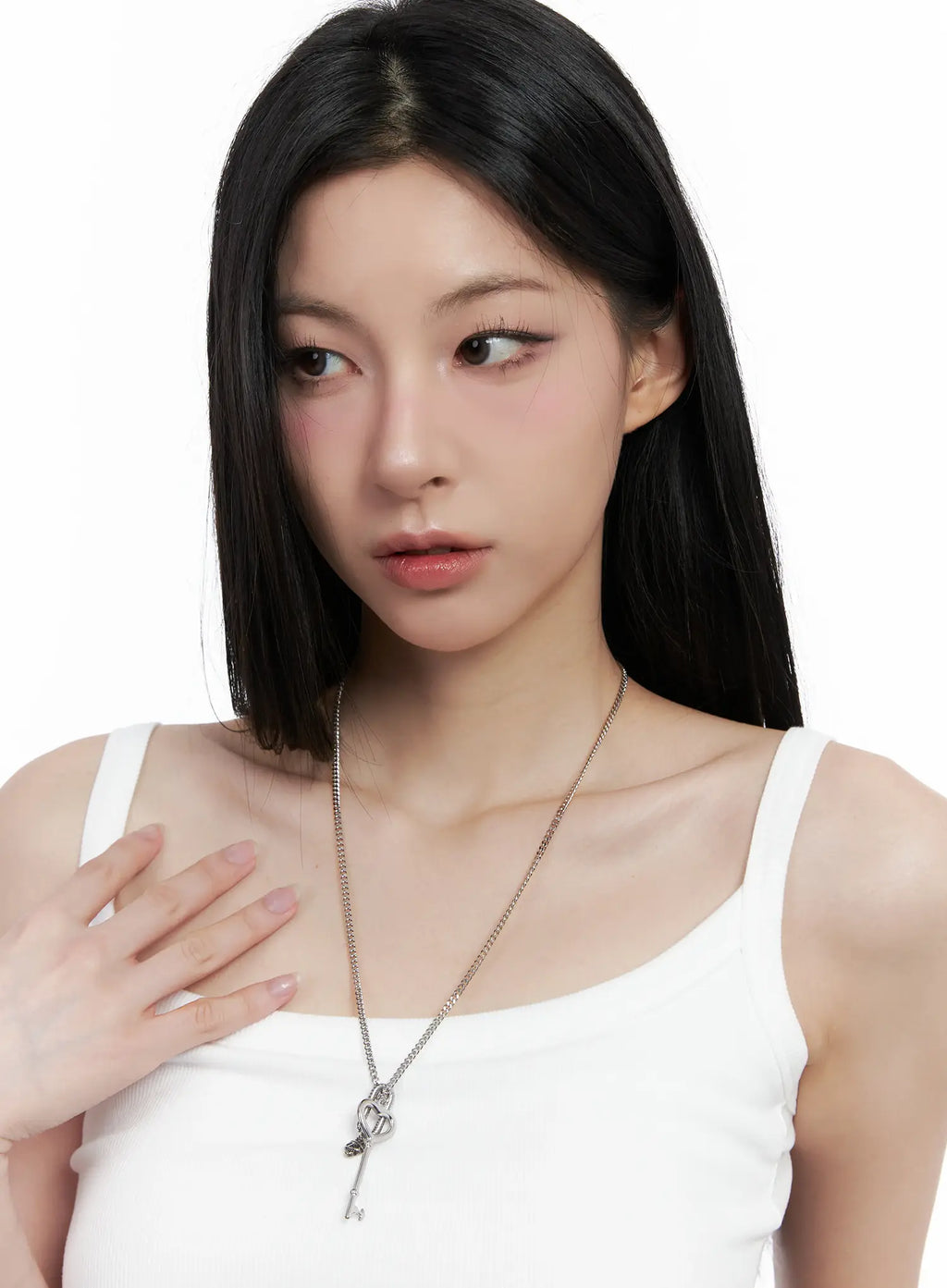 Heart Key Necklace CO503