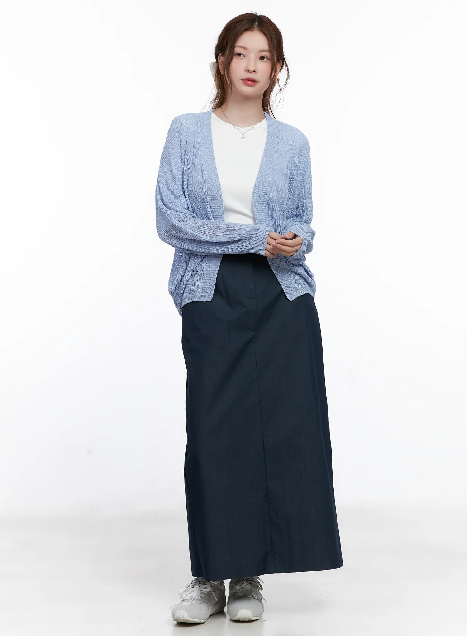 Back Slit Maxi Skirt CG521