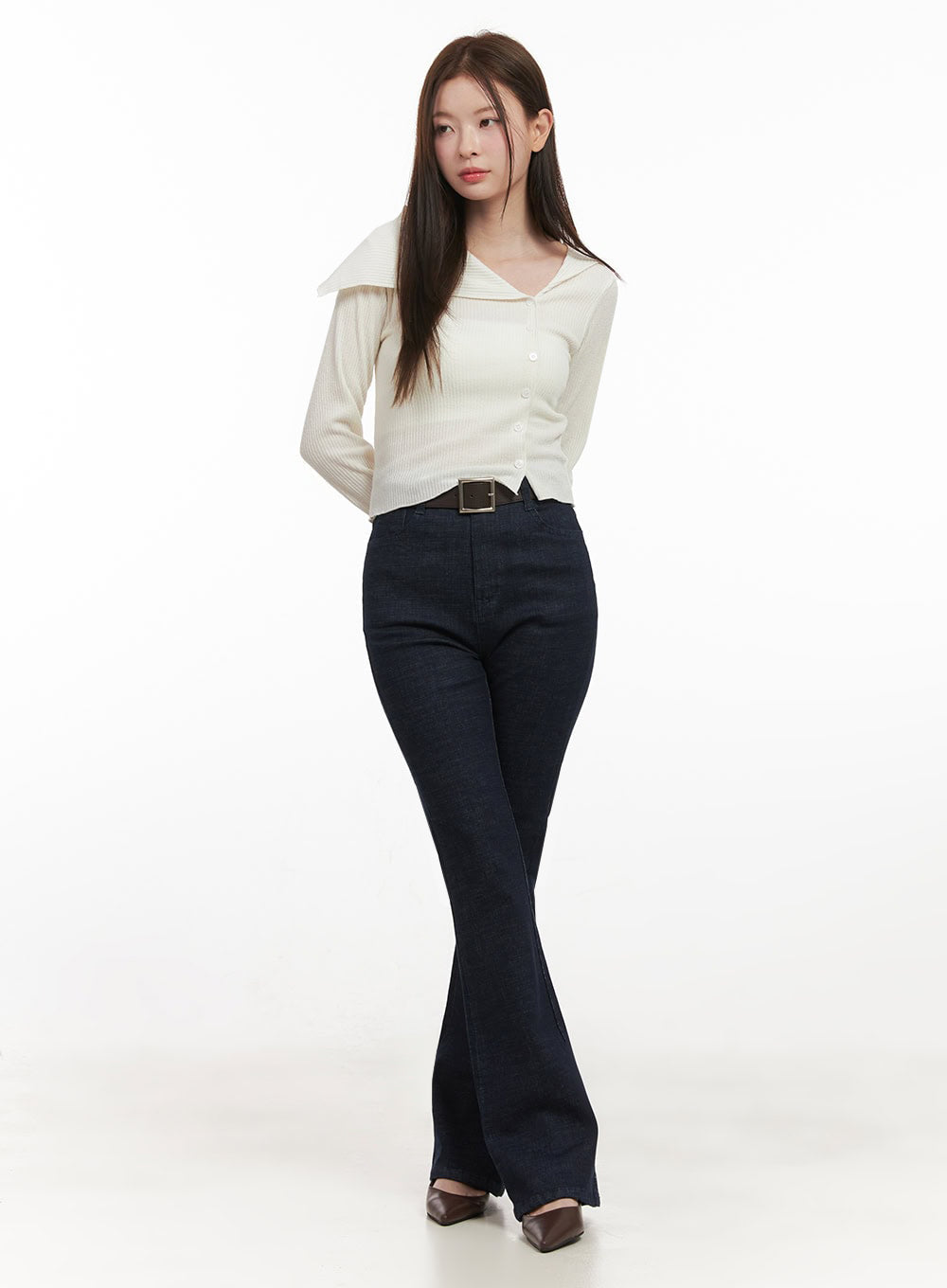 Jessy Slim-Fit Flared Jeans IJ527