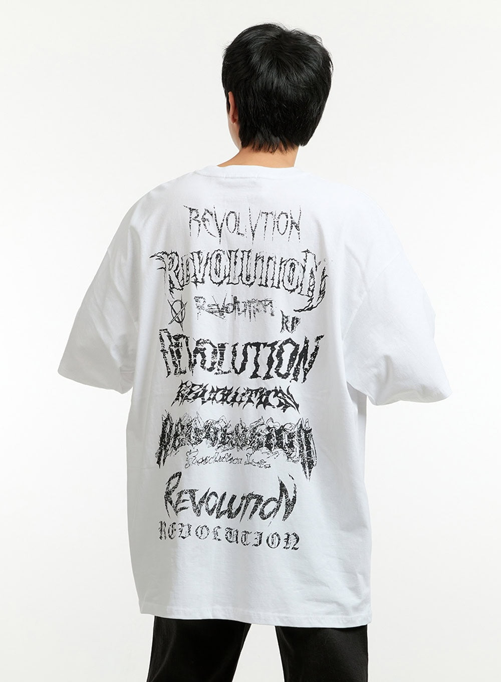 Men's Oversized Basic T-Shirt IL412