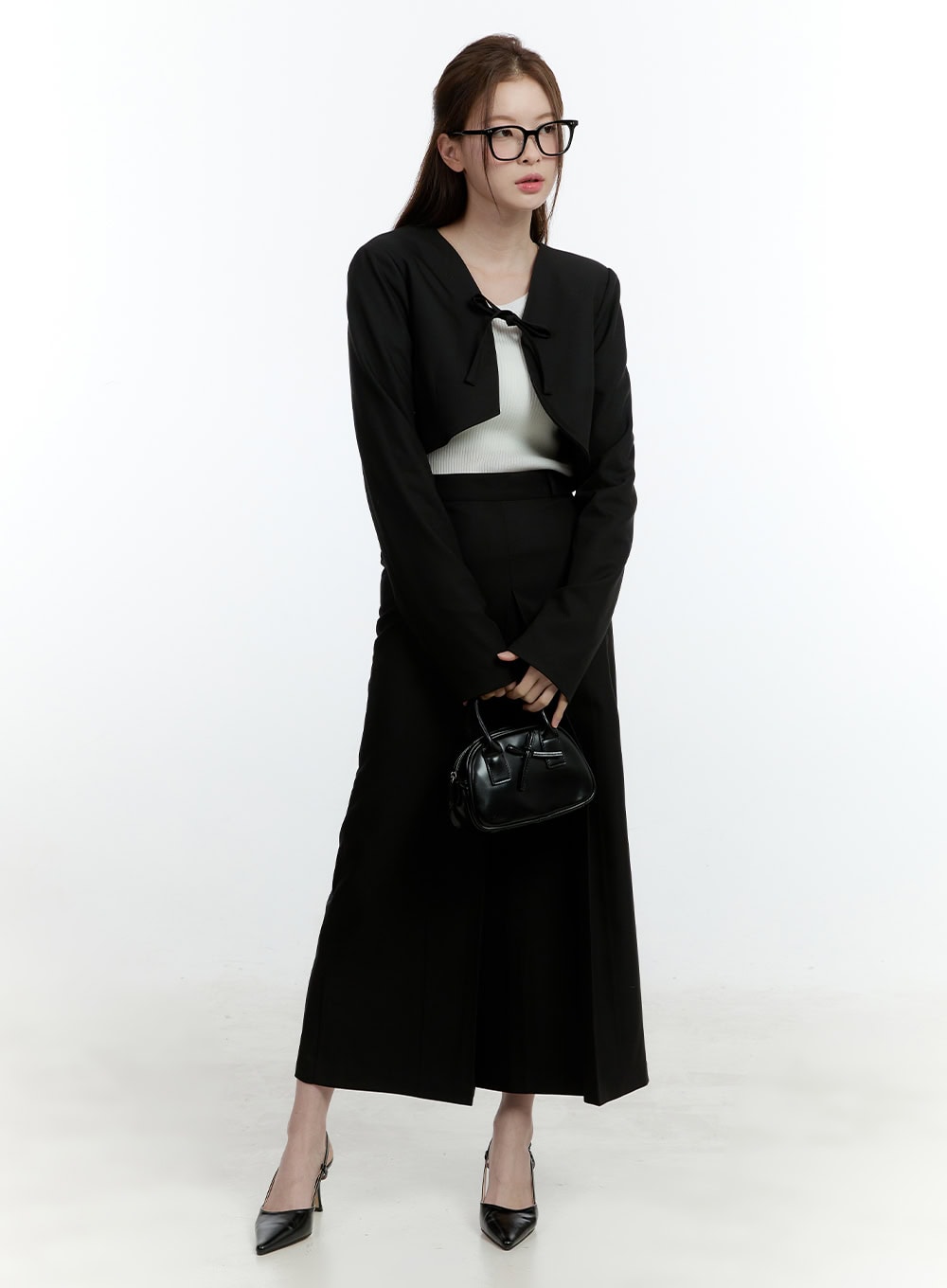 Elegant Pintuck Maxi Skirt CF504