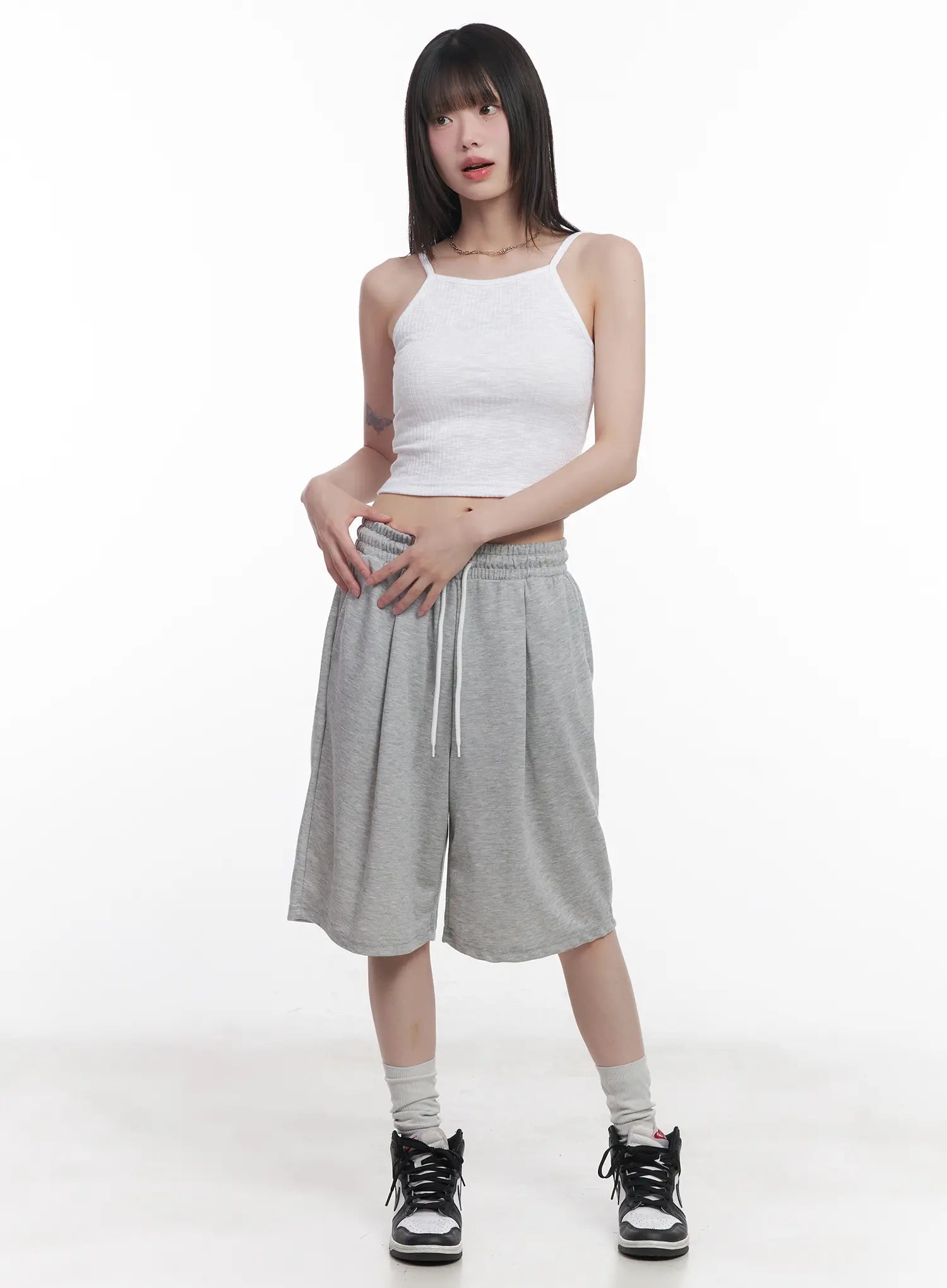 Ribbed Halter Neck Cami CU519