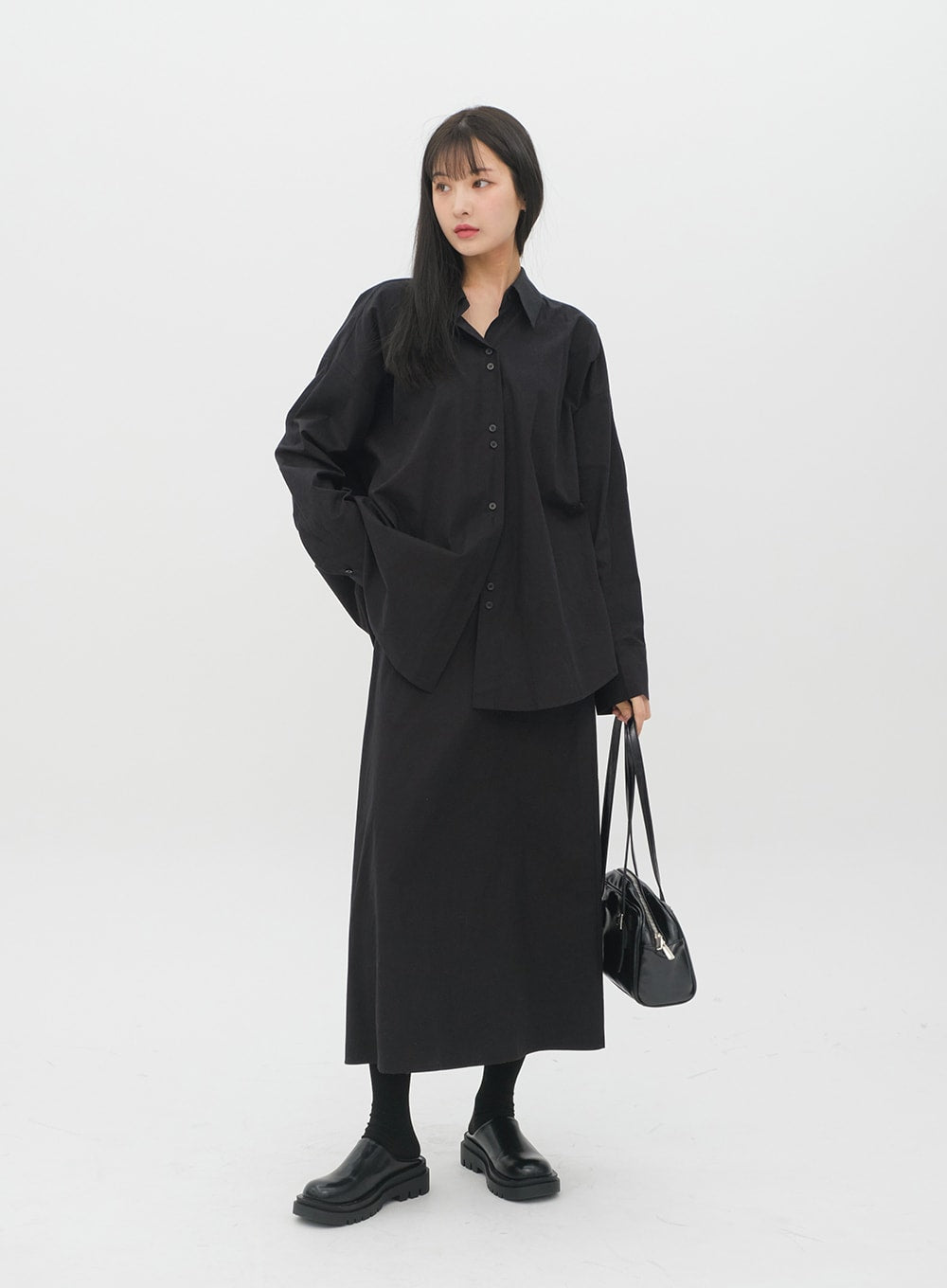 Maxi Shirt with Waist Strap J21