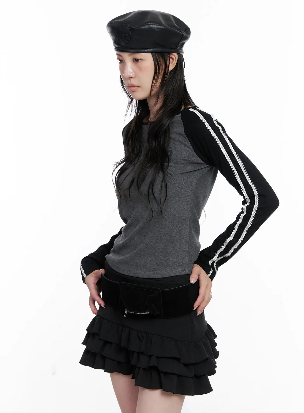 John Suede Pocketed Waist Belt CS529