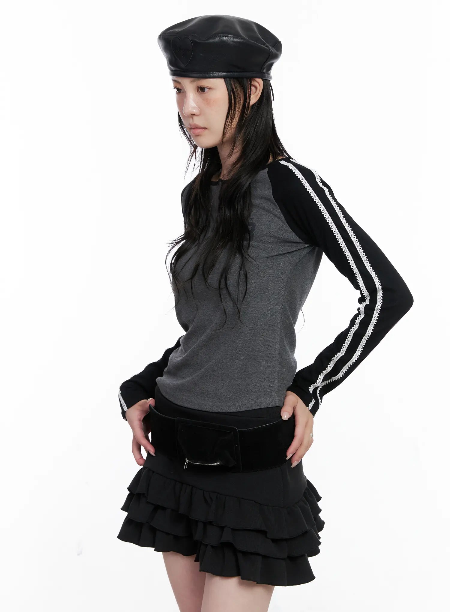 John Suede Pocketed Waist Belt CS529