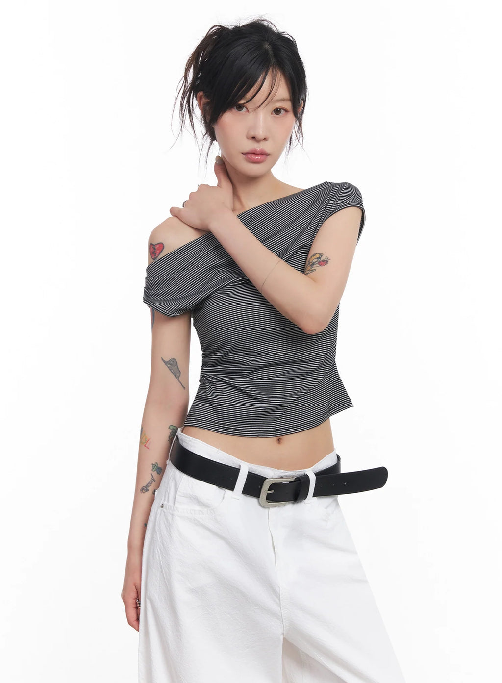 Modern Faux Leather Belt  IC503