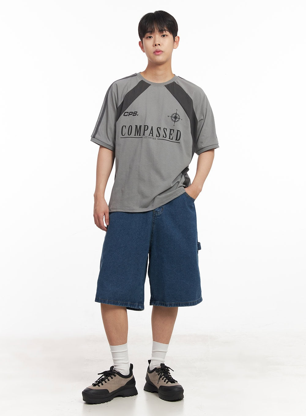 Men's Two-Tone T-Shirt IA529