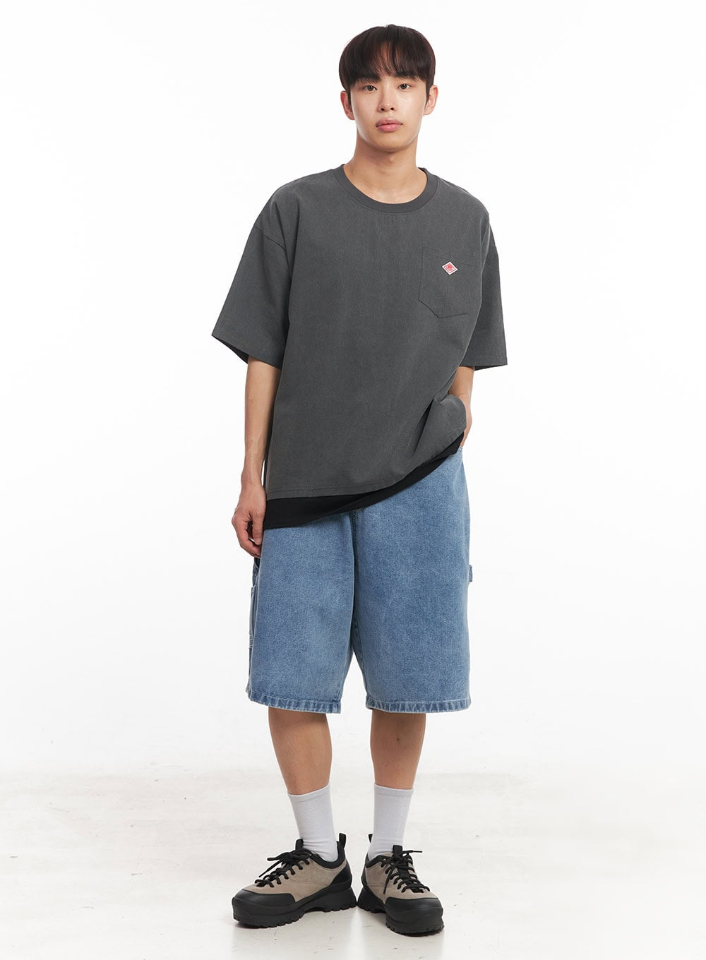 Men's Oversized Washed T-Shirt IA521