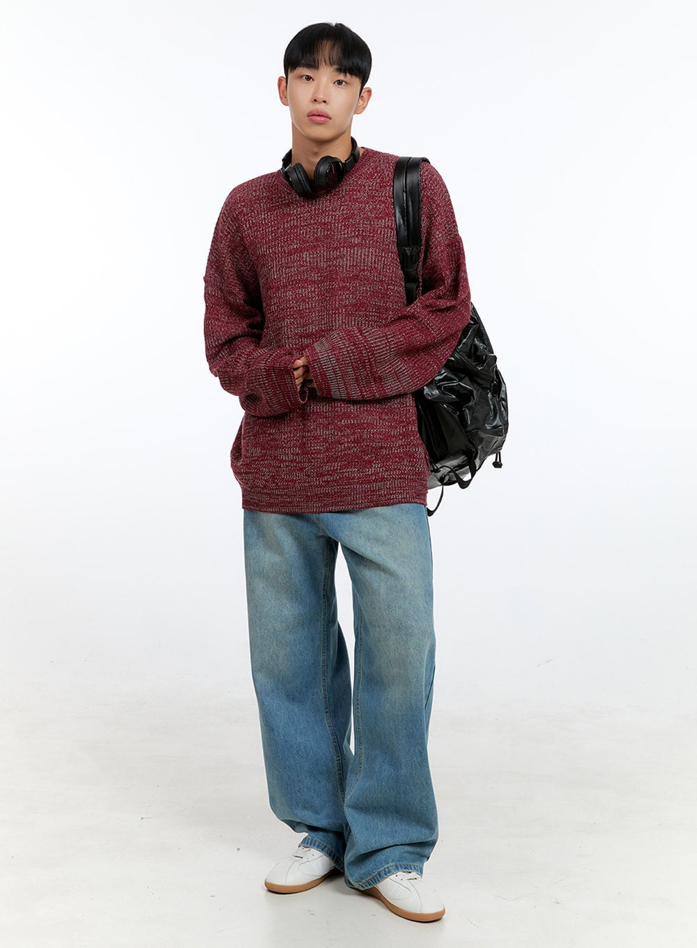 Men's Cozy Round Neck Sweater IG416