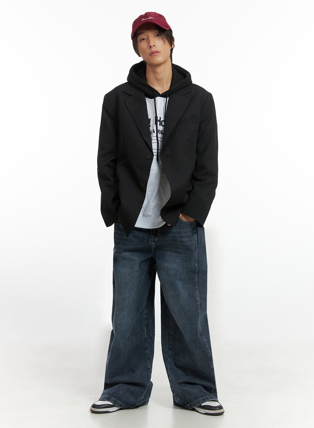 Men's Oversized Classic Blazer IO402