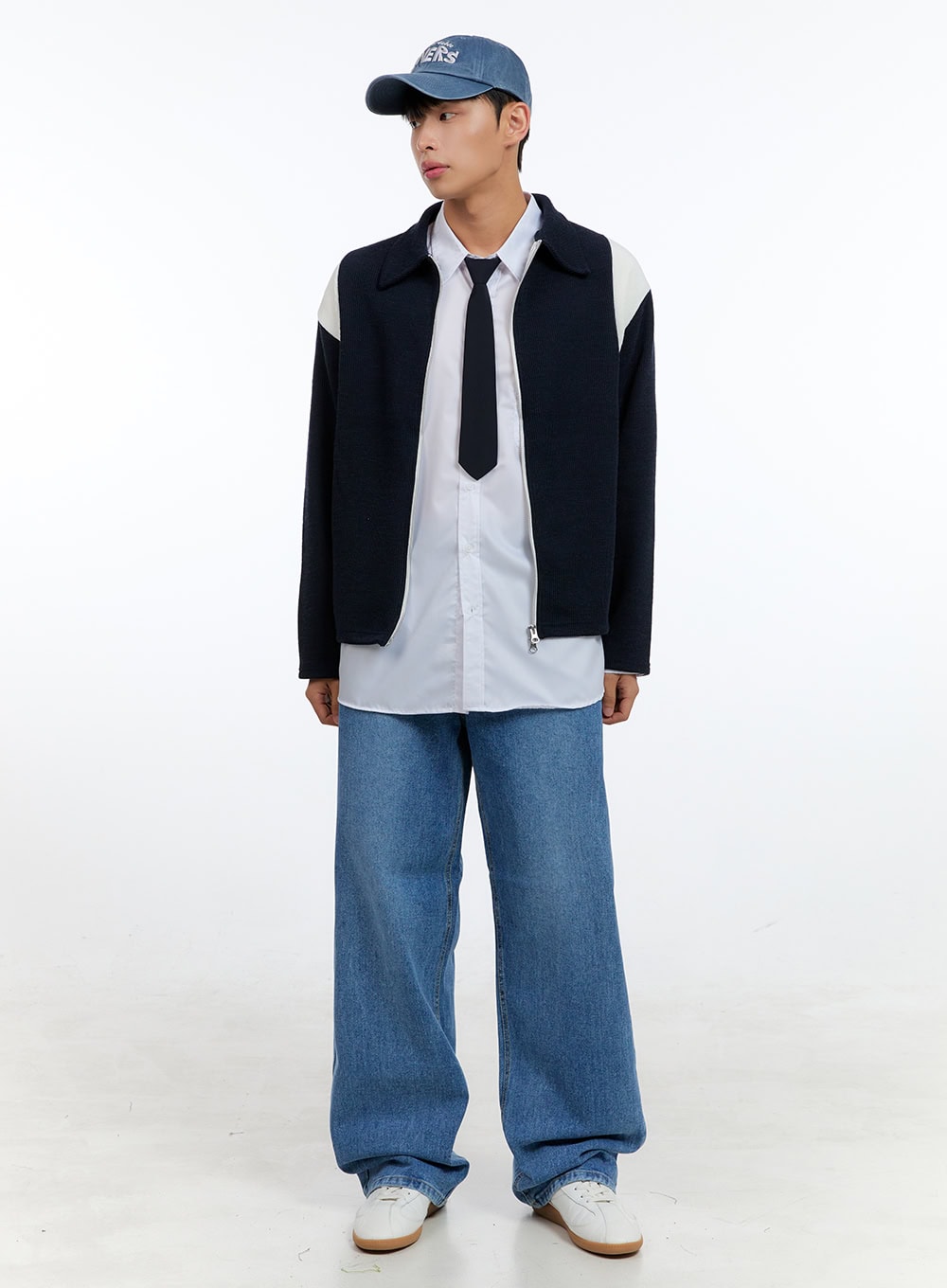 Men's Knit Zip-Up Jacket IG416