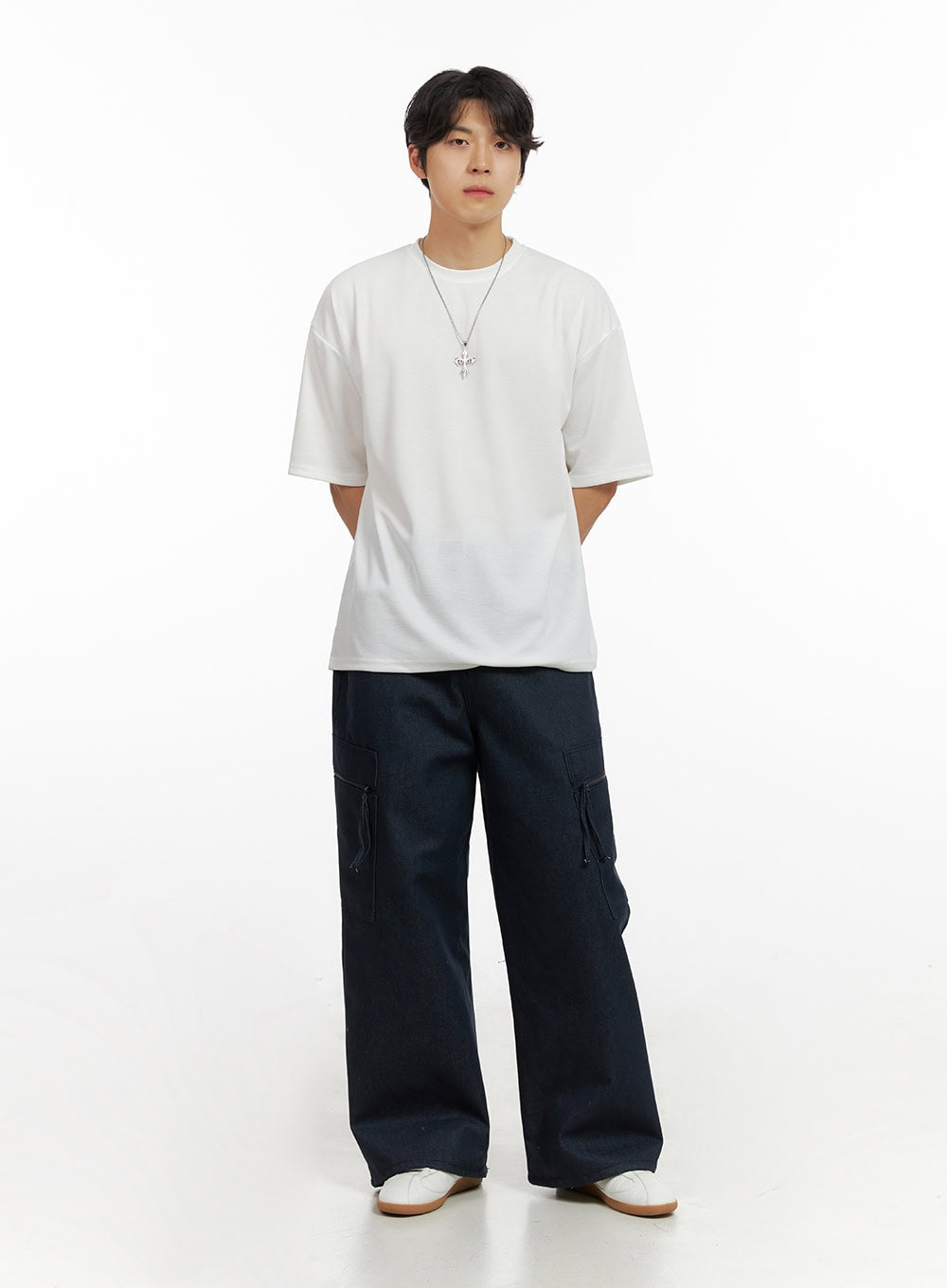 Men's Basic Round Neck T-Shirt IG409