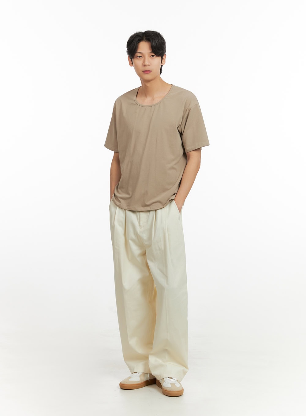 Men's Round Neck T-Shirt IY431