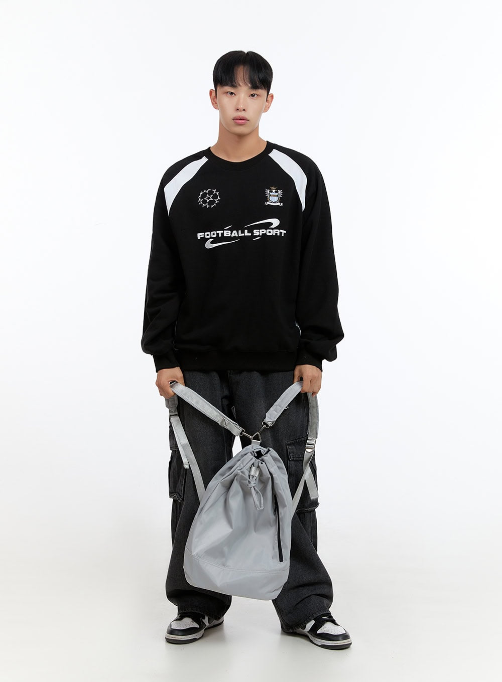 Men's Graphic Raglan Sweatshirt IS413