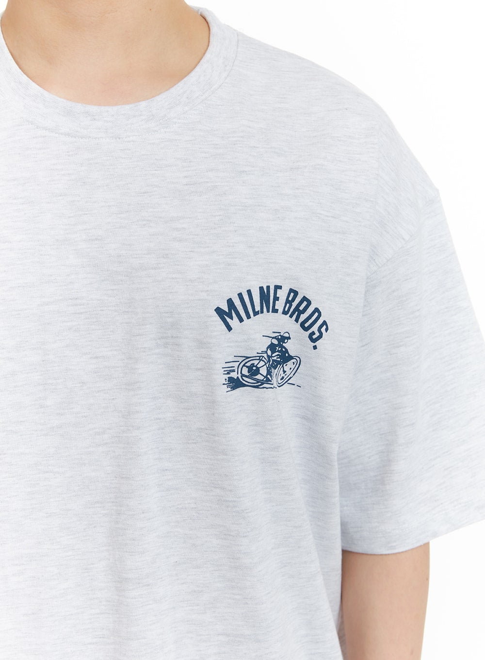 Men's Graphic Cotton T-Shirt IA401