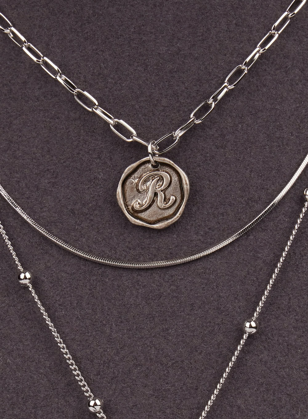 Reverie RCross Triple Layer Necklace IM528