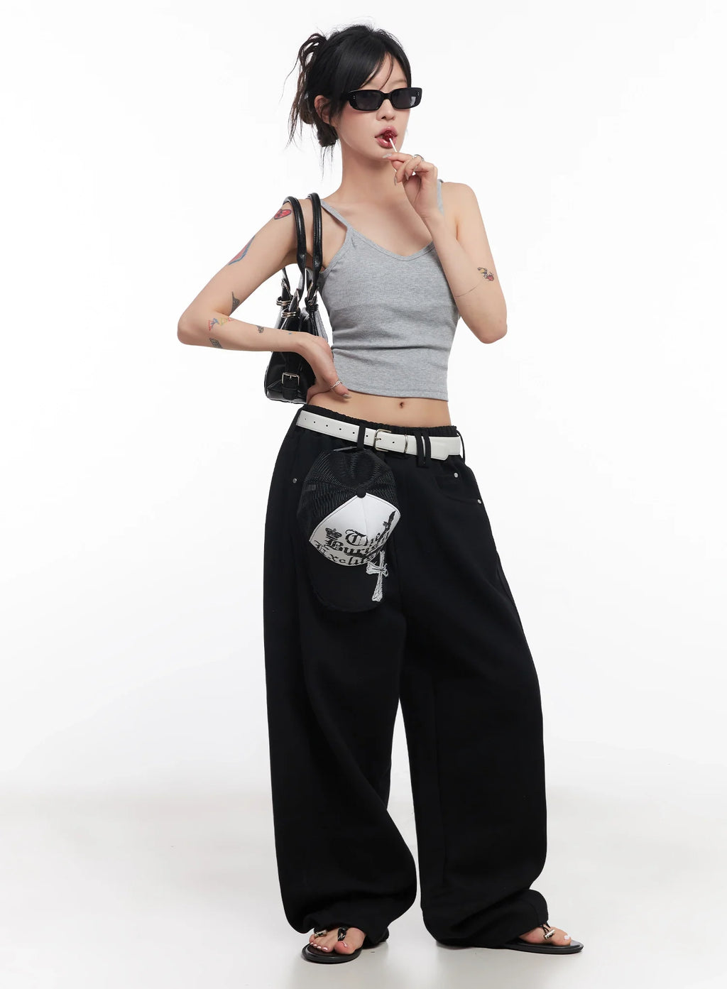 Belted Sweatpant Joggers IC503