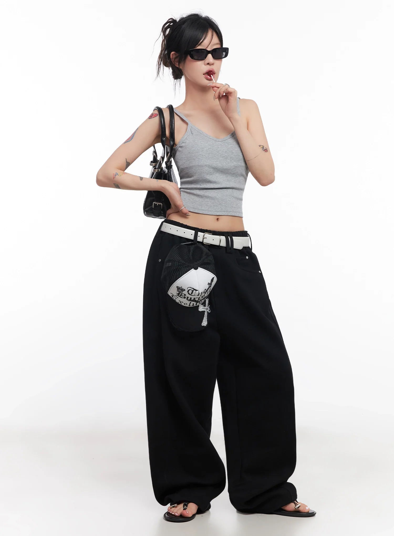 Belted Sweatpant Joggers IC503