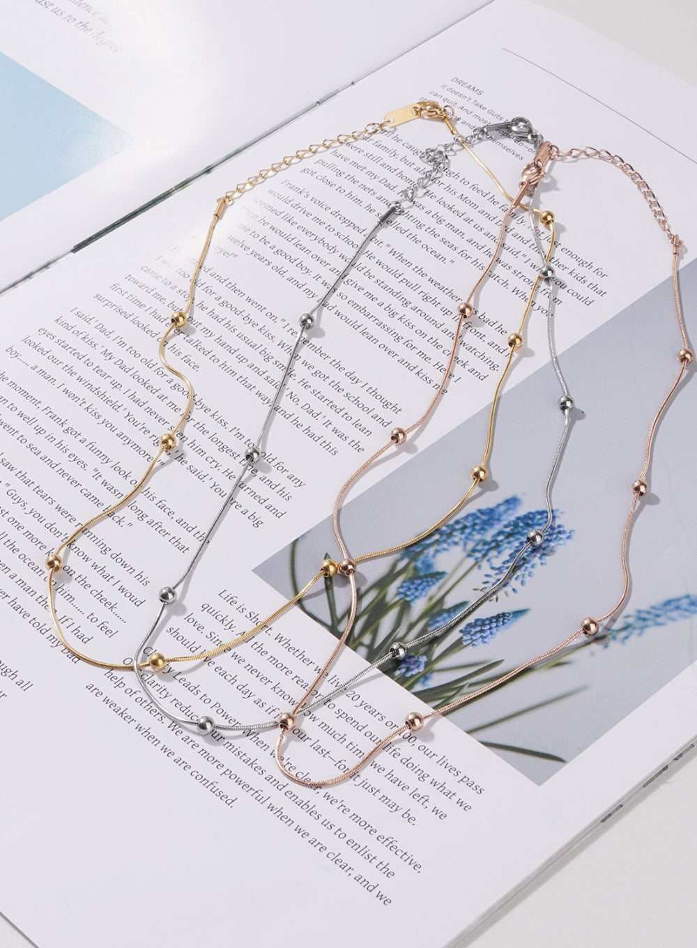 Take Ball Chain Necklace IL405