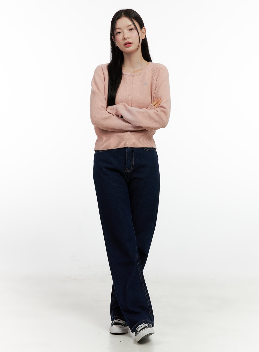 Cozy Knit Button-Up Cardigan ON408