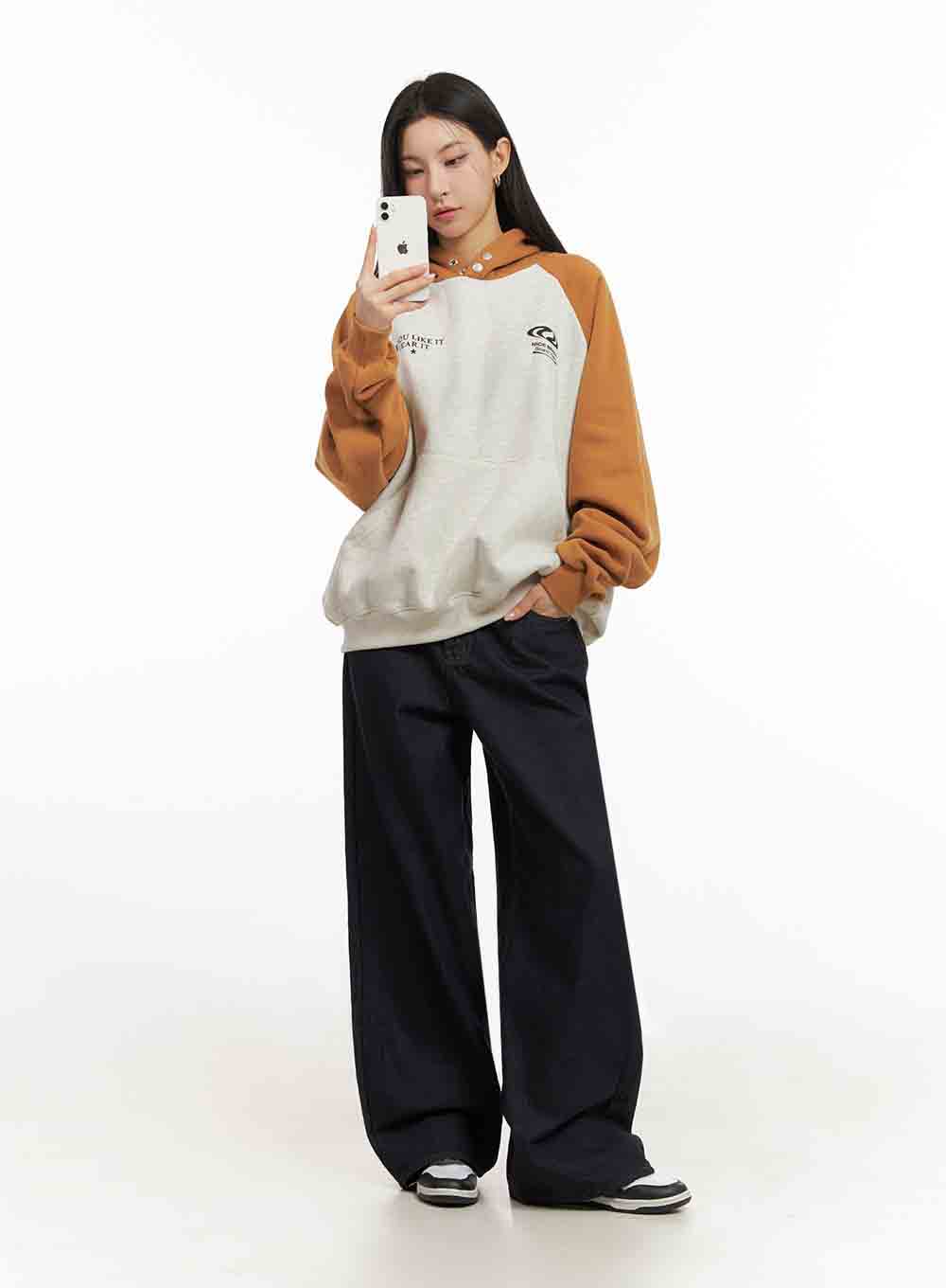 Katie Oversized Wide-Leg Jeans IJ503