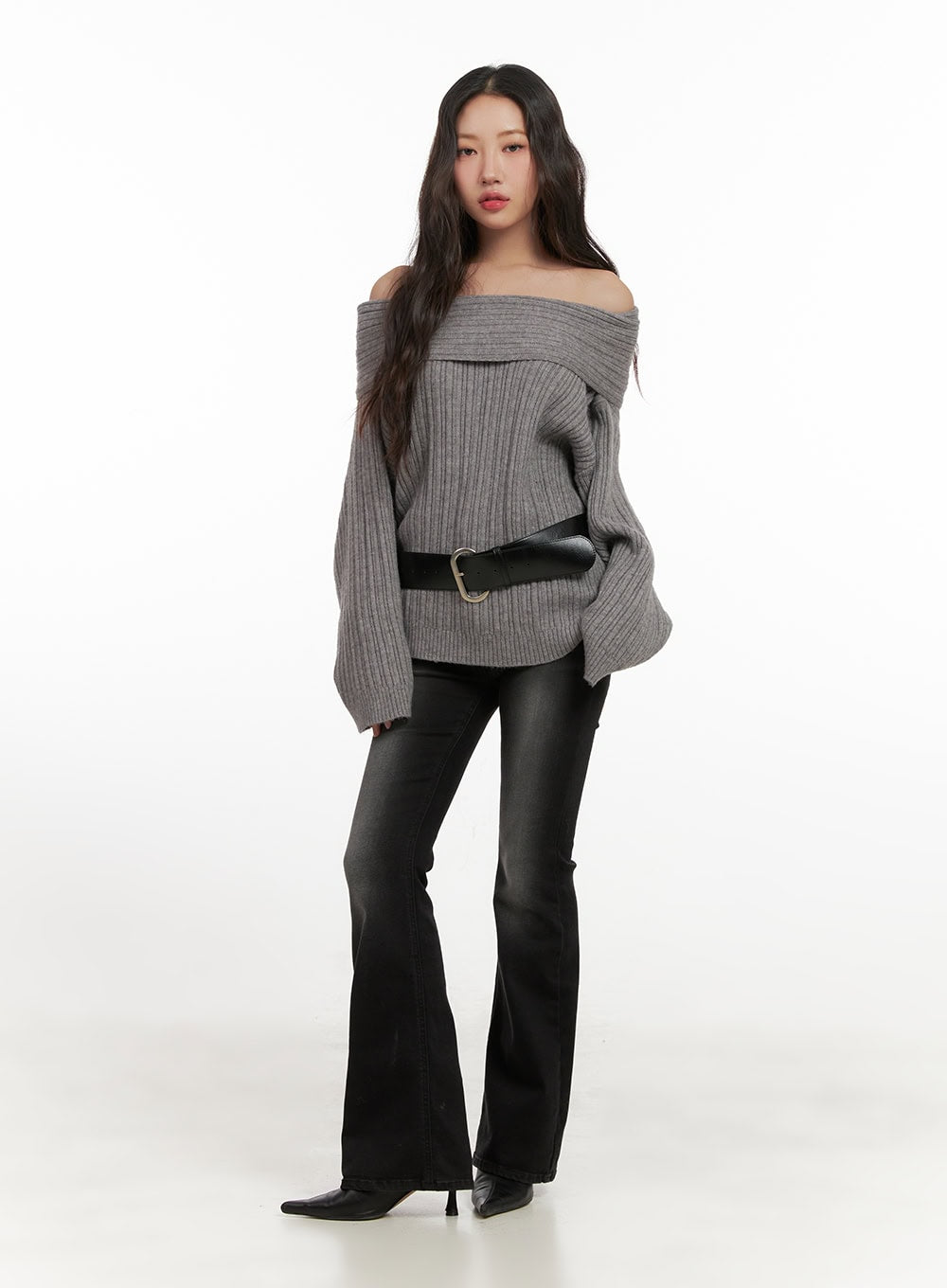 Oversized Off-Shoulder Sweater CN426
