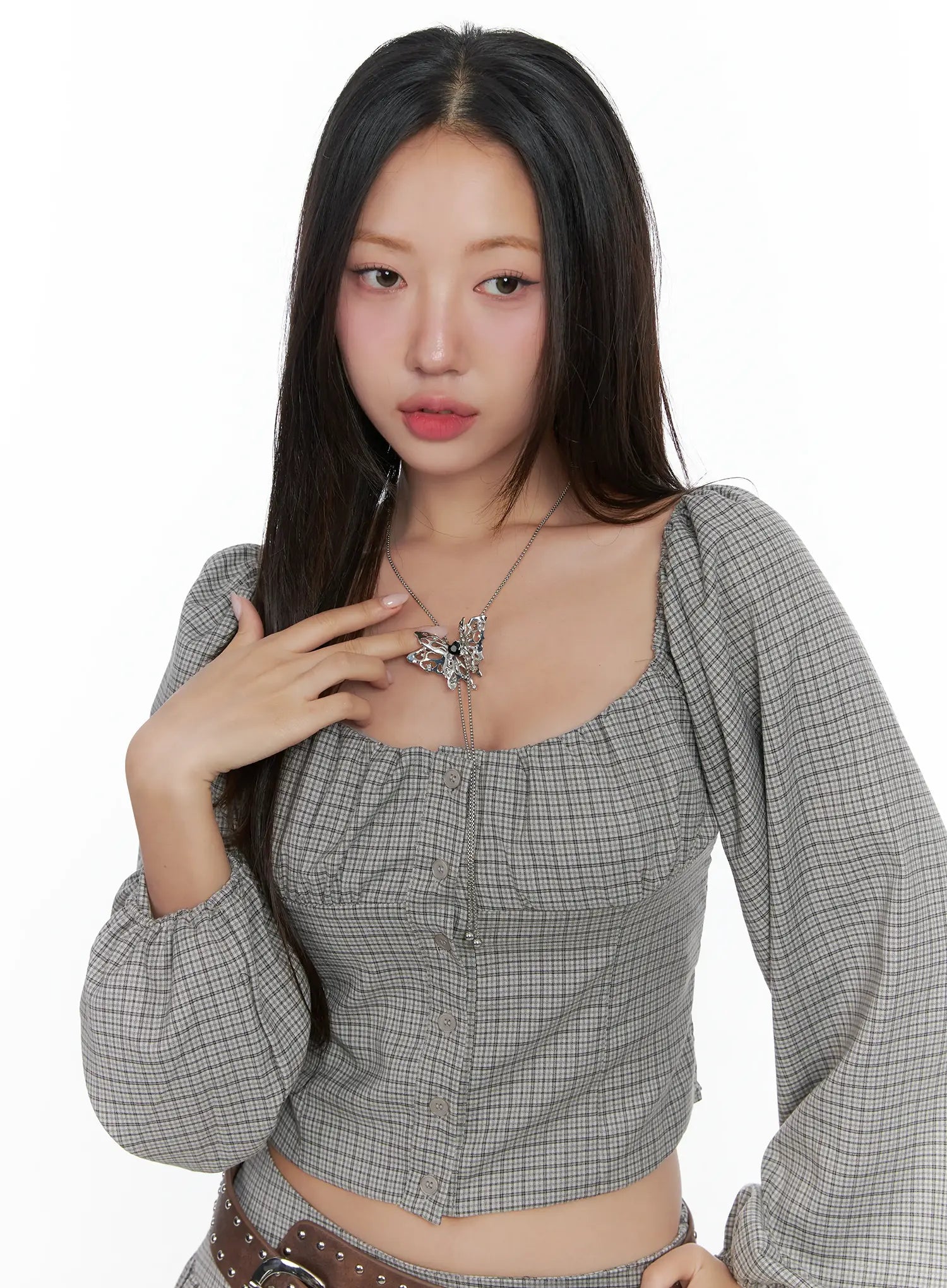 Orien Butterfly Pendant Necklace CS503