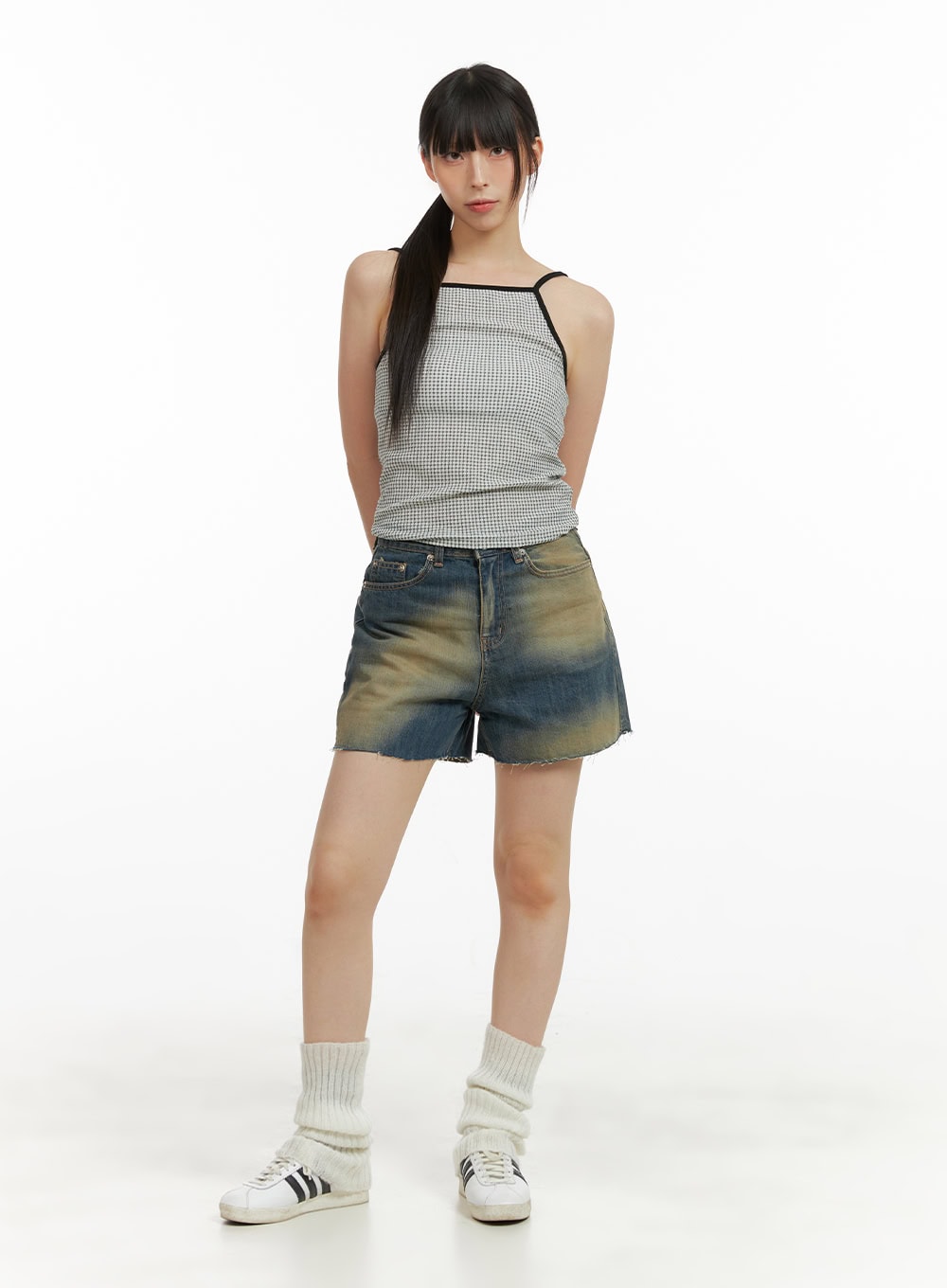 Washed Cotton Shorts CU424