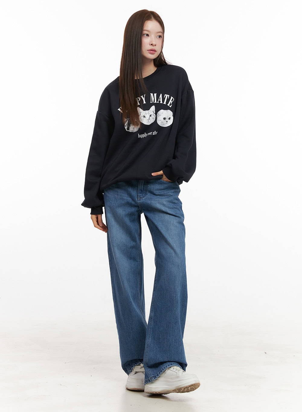Cozy Animal Printed Sweatshirt  OD417