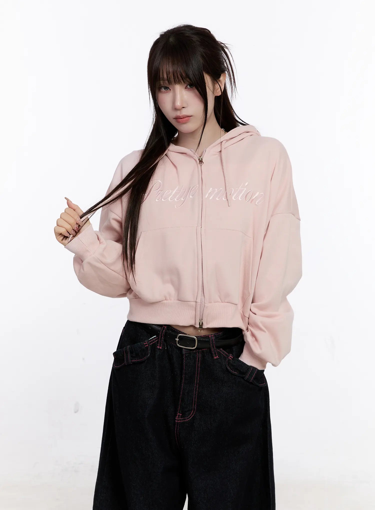 Printed Graphic Zip-up Hoodie CO501