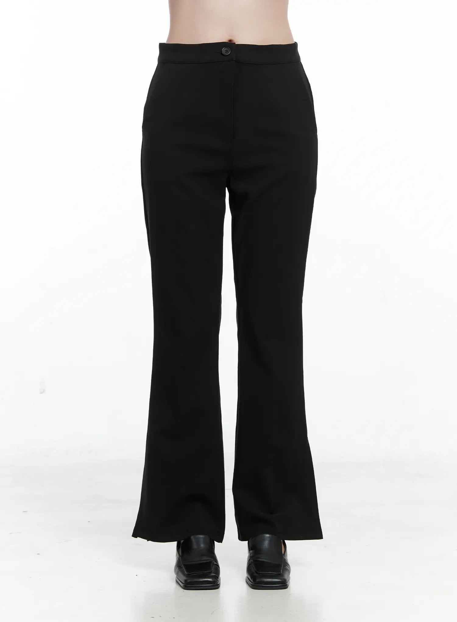 Side Slit Bootcut Trousers CO503