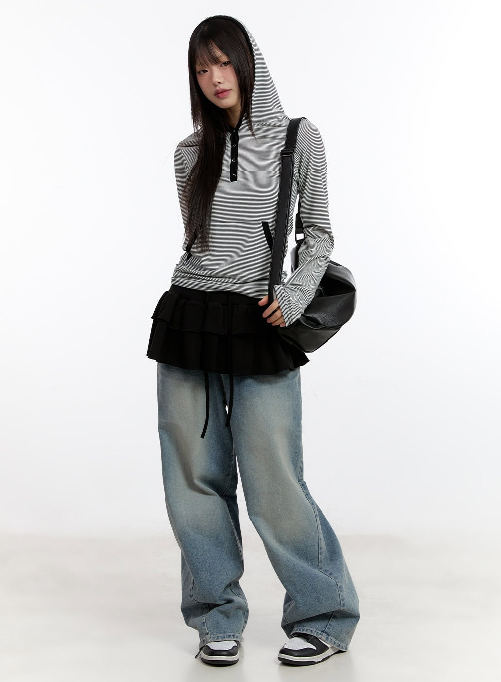 Jillie Washed Baggy Jeans CA508