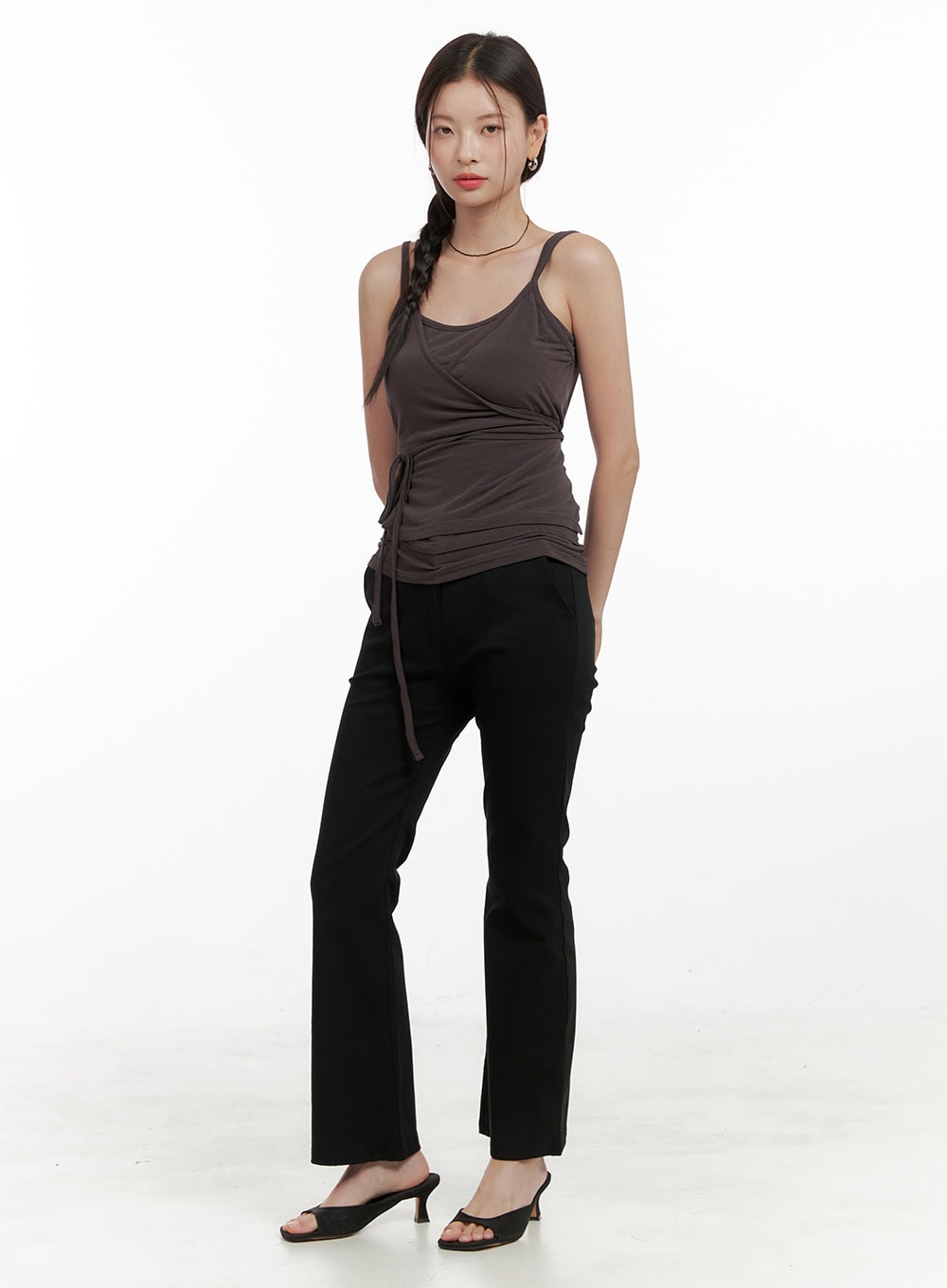 Slim Bootcut Basic Pants OL411