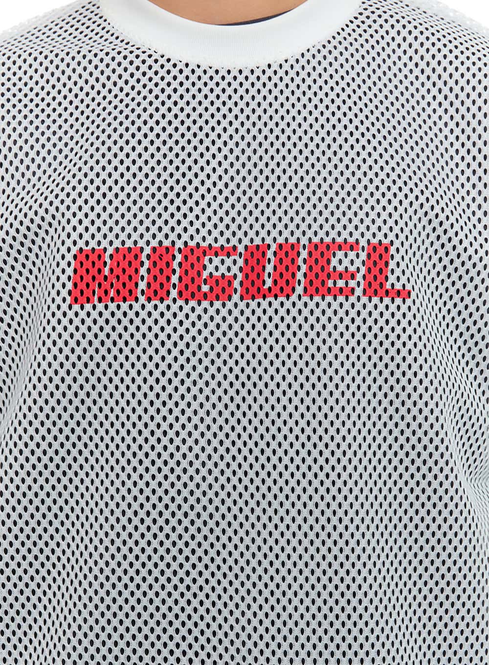 Men's Graphic Oversize Mesh T-shirt IG409