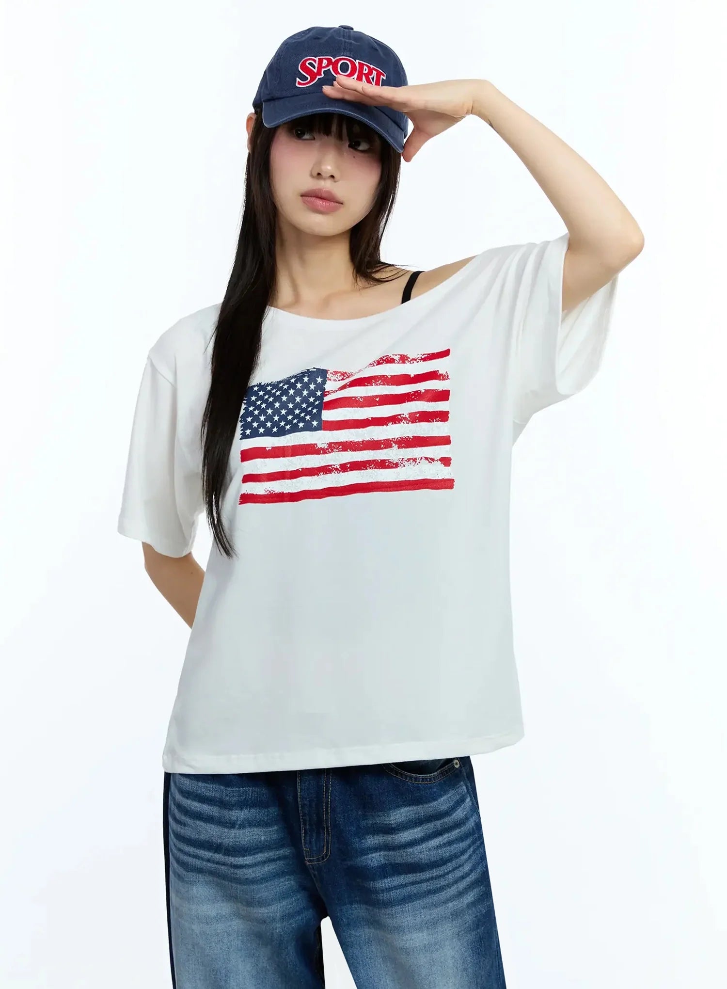 Washed Embroidered Hat IU525